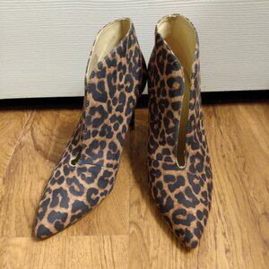 JESSICA SIMPSON Leopard Bootie SZ8.5